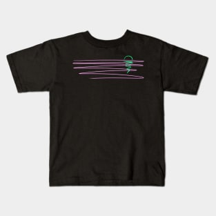 90s Minimal Sunset Kids T-Shirt